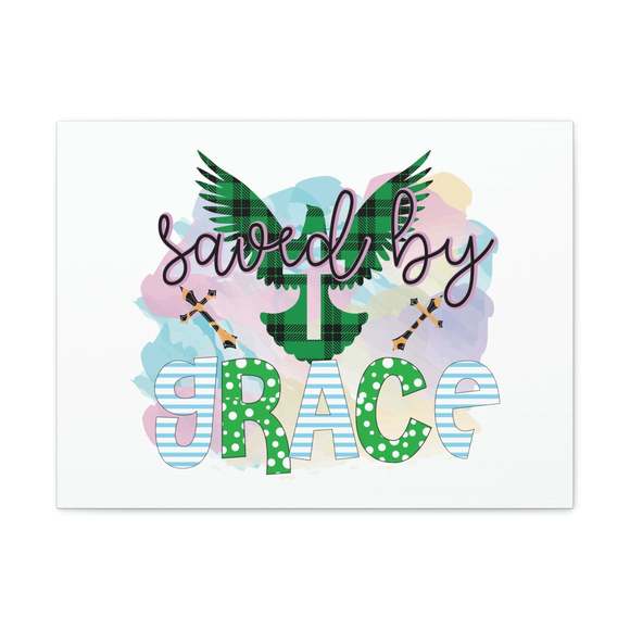 Scripture Sign Saved By Grace Ephesians 2:8-9 Dove Christian Wall Art Bible Ver
